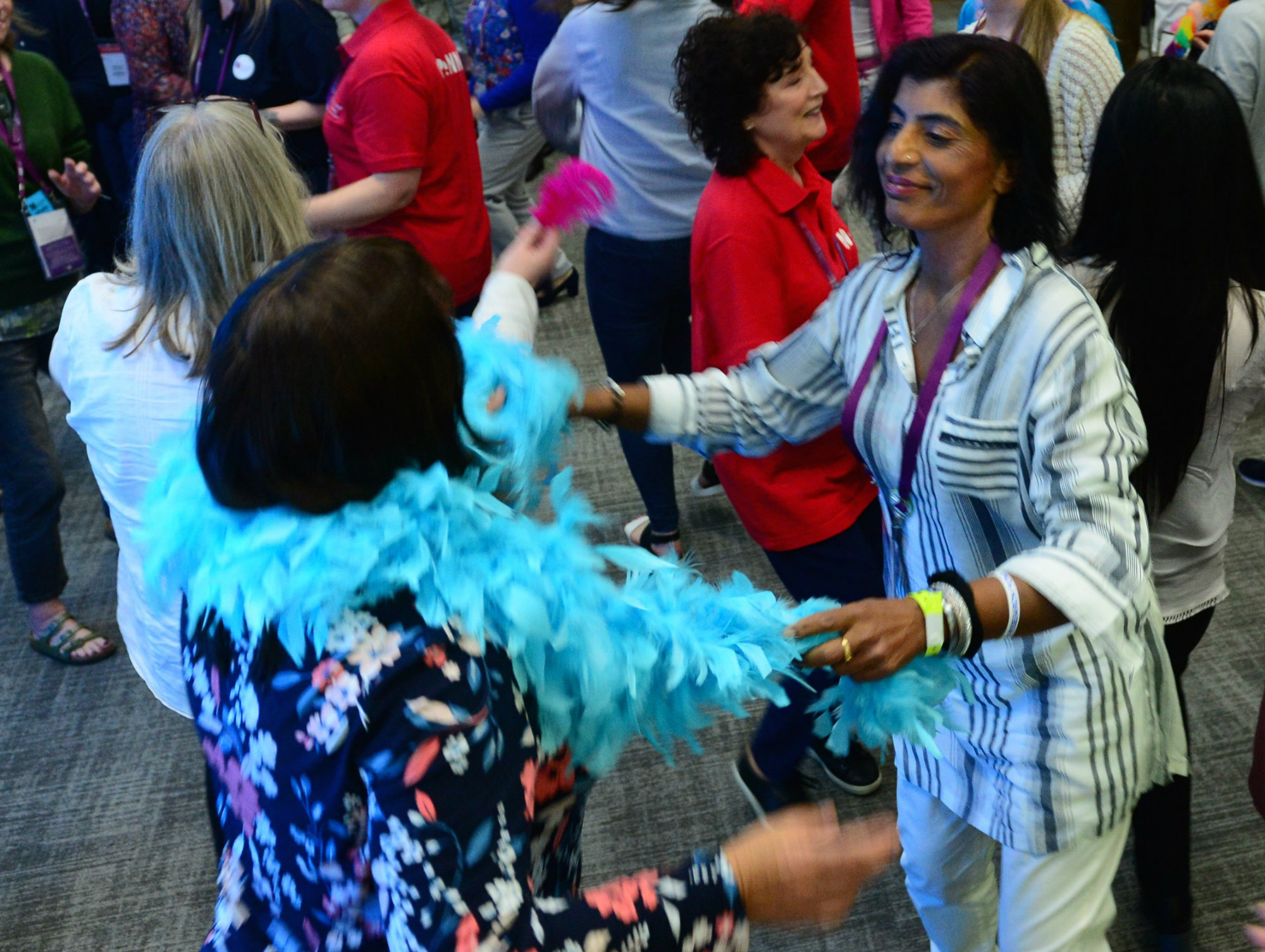 Members dancing at a tea dance at Congress 2018