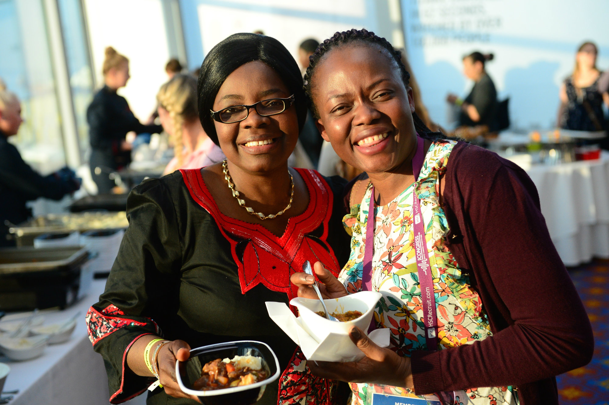 Delegates at a function at Congress 2018 