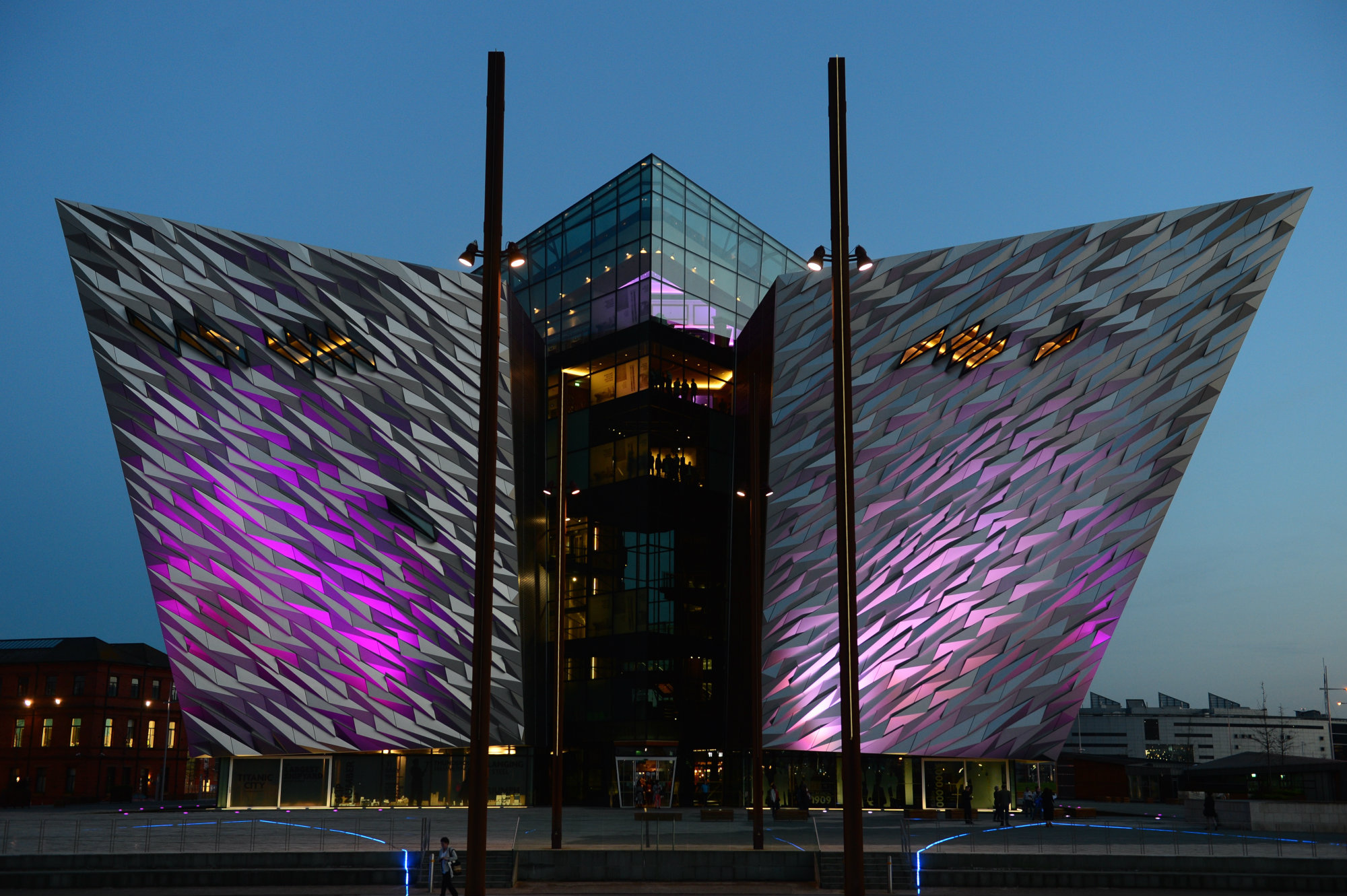 Titanic building at night Belfast Congress 2018