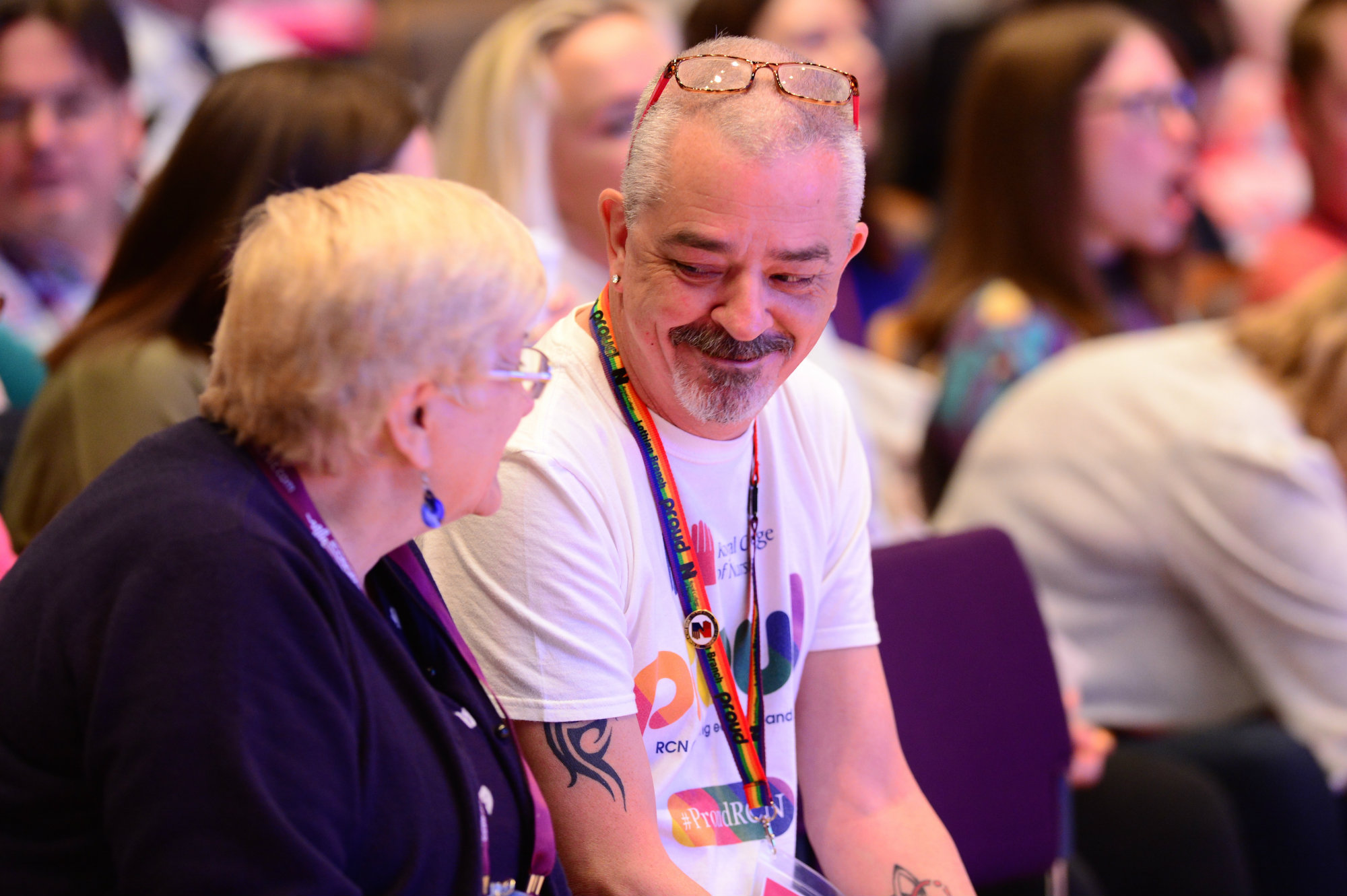 Delegates chatting at Congress 2018 