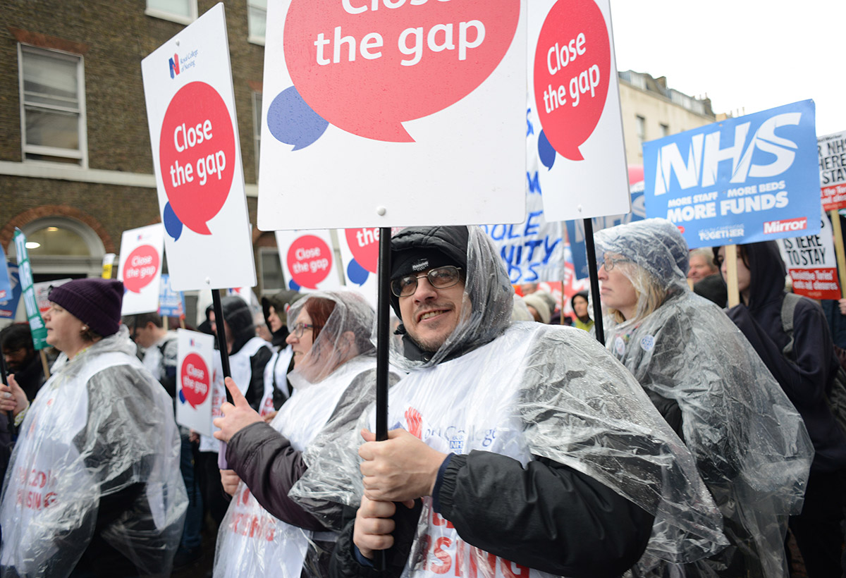 NHS march