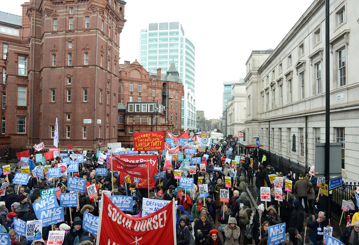 NHS march