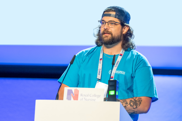 Alex Knight Congress stage