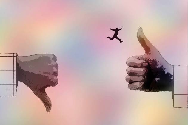 Thumbs up thumbs down