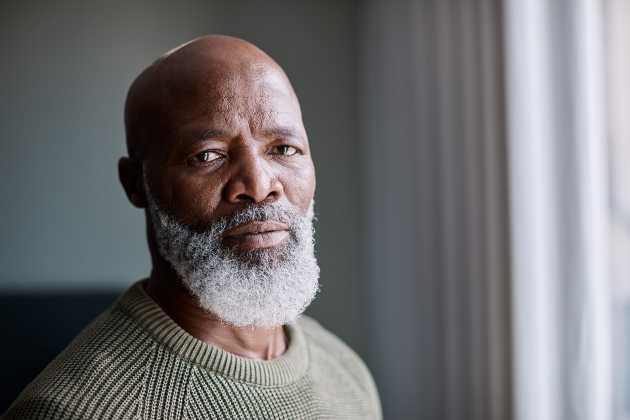 Man looking at camera