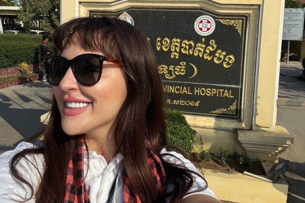Registered nurse Greta in Cambodia