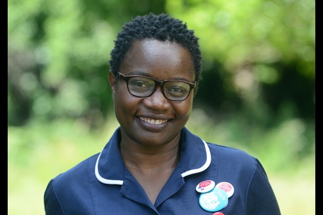 NHS Nurse and RCN member Eva Omondi who successfully campaigned against the immigration health surcharge