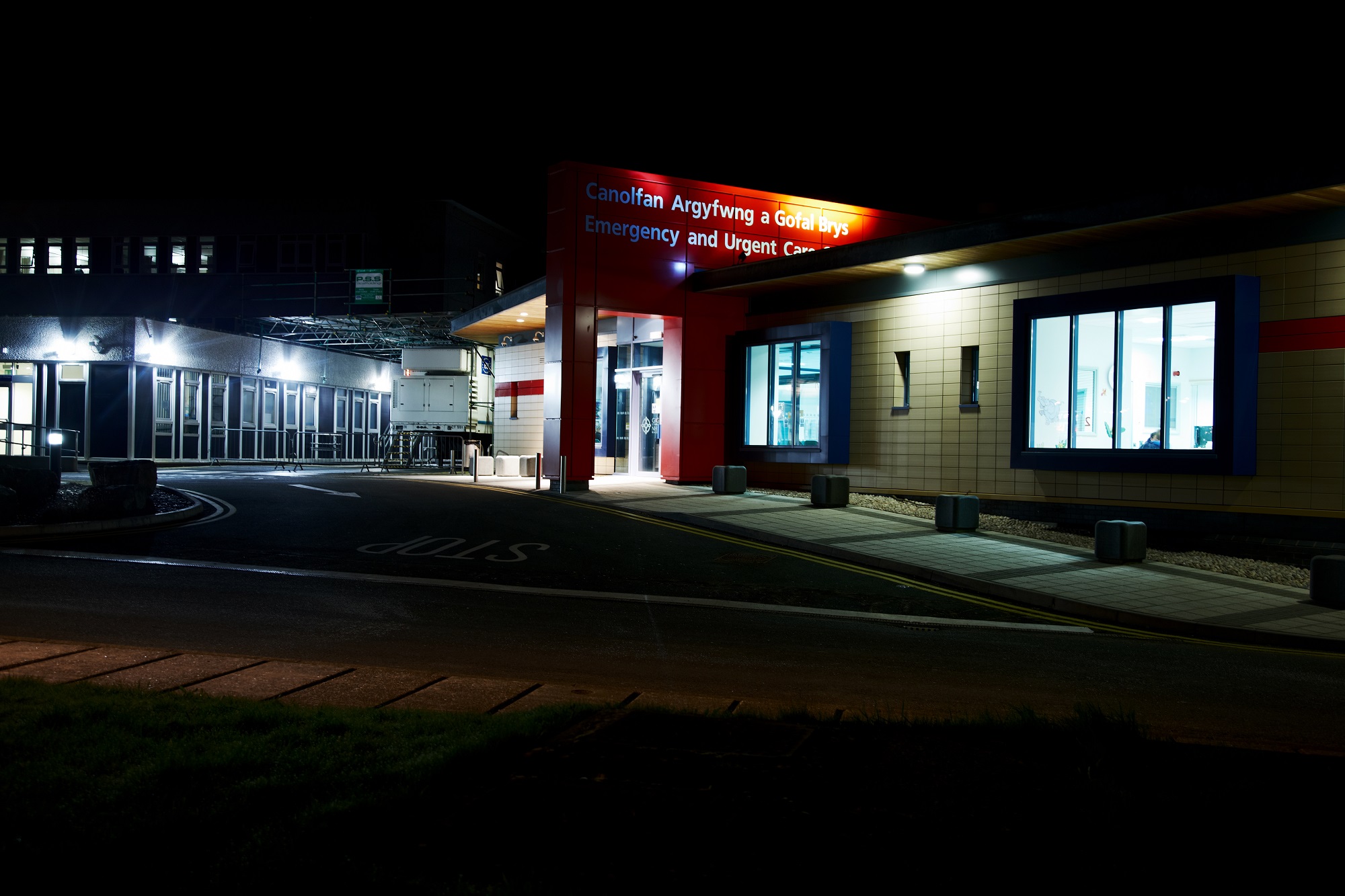 hospital at night